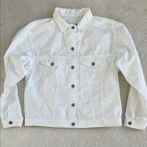 Gap Women's White Denim Jacket size M